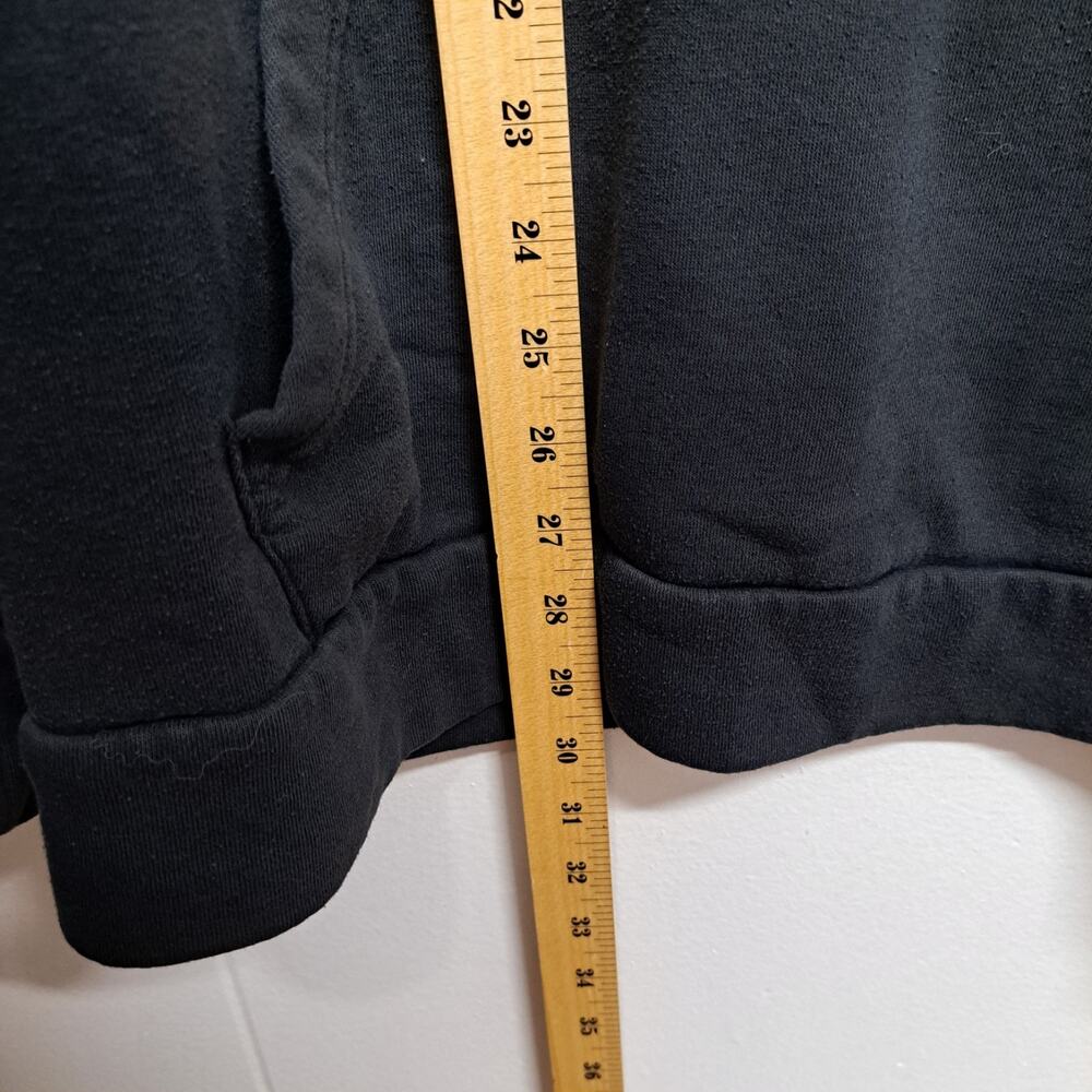 Adidas Golf Men's Hoodie Sweatshirt 2XL Black Pullover Logo Distressed Print Egy - Picture 8 of 9